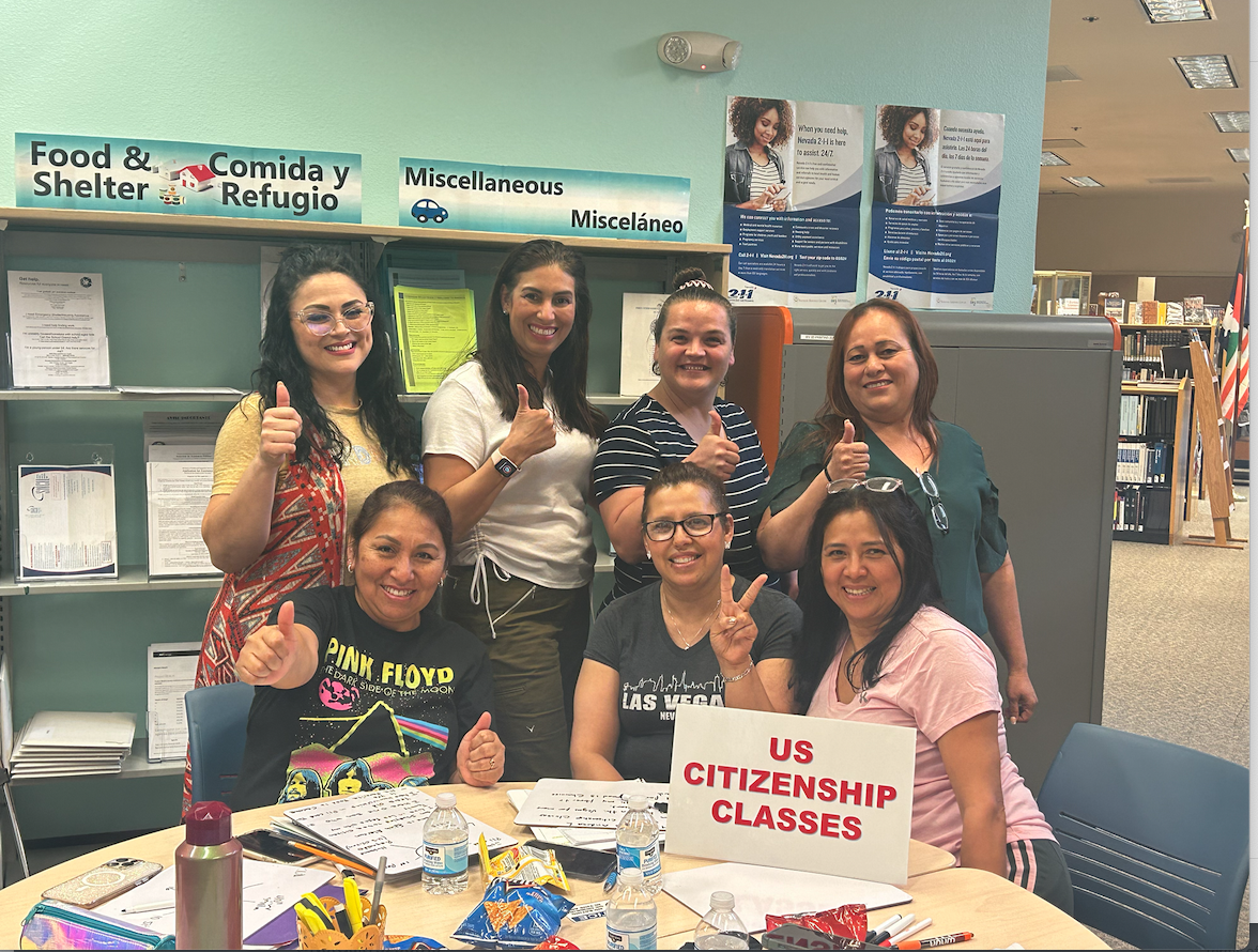 Saturday class · West LV Library (April 2023)