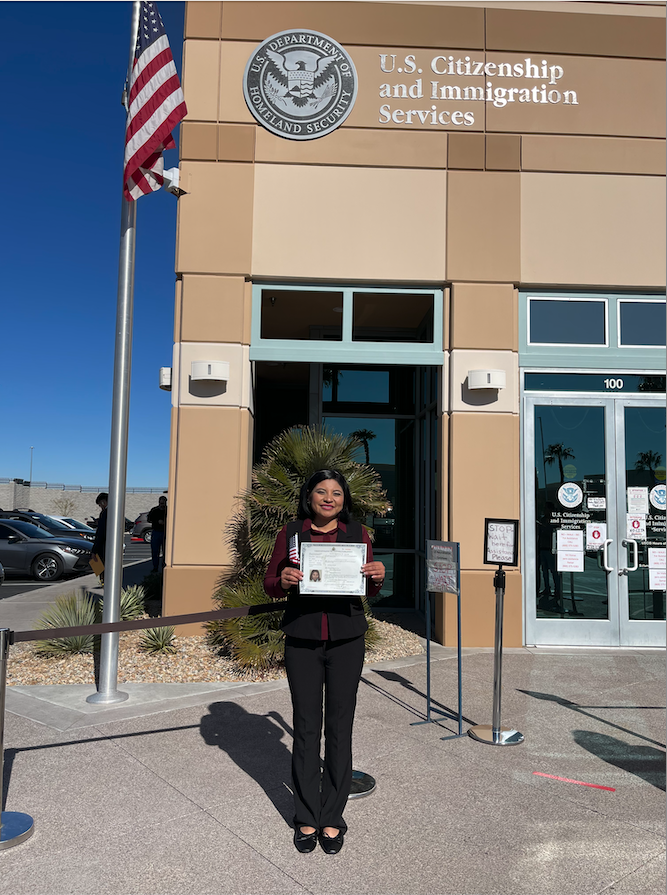 Flor — new U.S. citizen