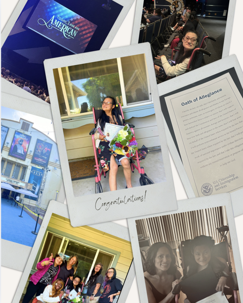 Whitney — new U.S. citizen